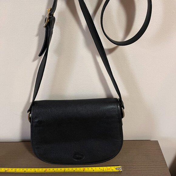 Longchamp Black Leather Crossbody Bag - Picture 9 of 10